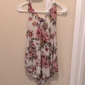Floral Tank Blouse